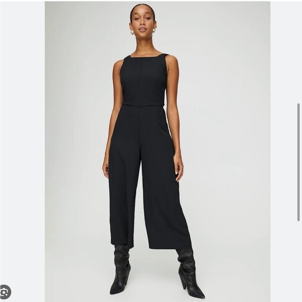 Aritzia Wilfred Ecoulment Wide Leg Jumpsuit Size 0 - Picture 1 of 11
